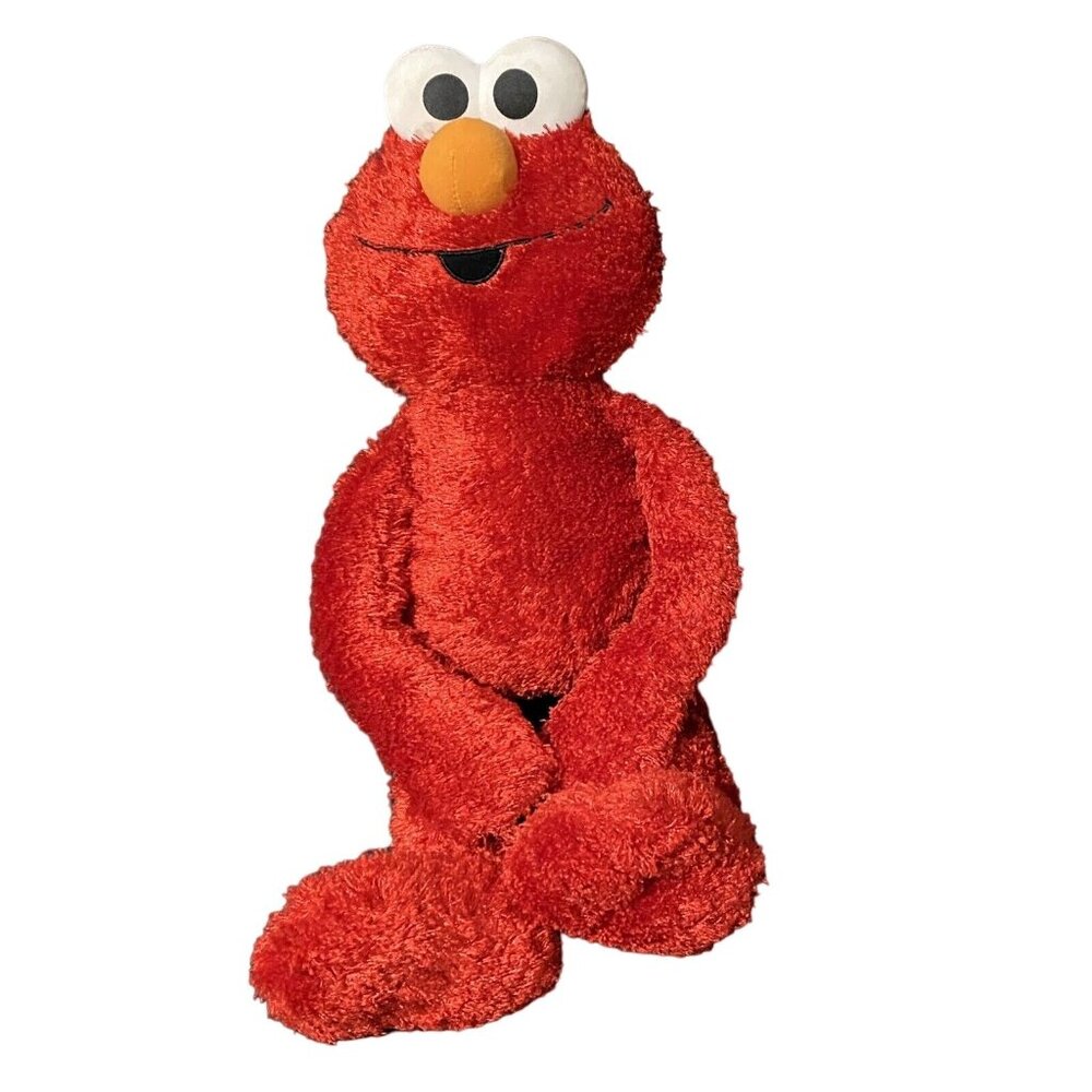 Fisher Price Sesame Street Muppets Elmo Plush 21" Stuffed Animal Childrens TV‎